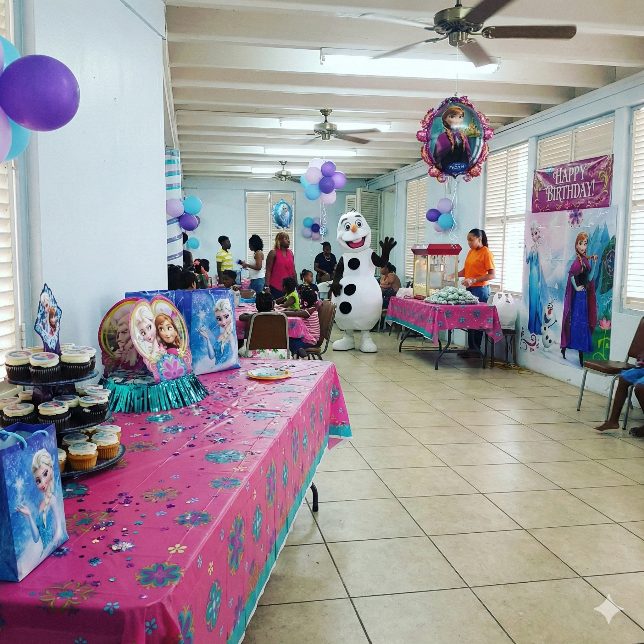 Frozen Themed Birthday Party