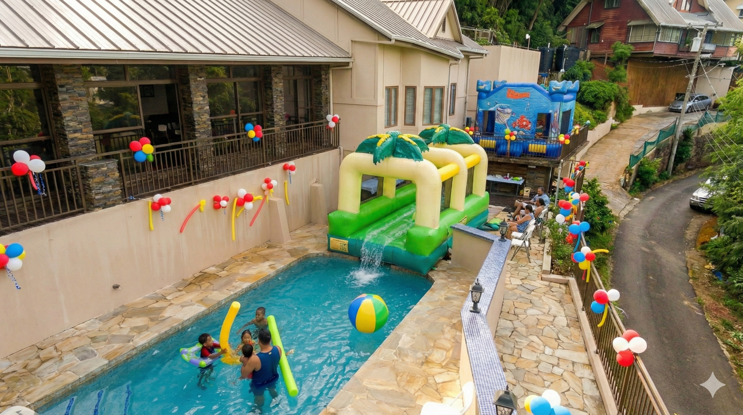 Slip & Slide Pool Party