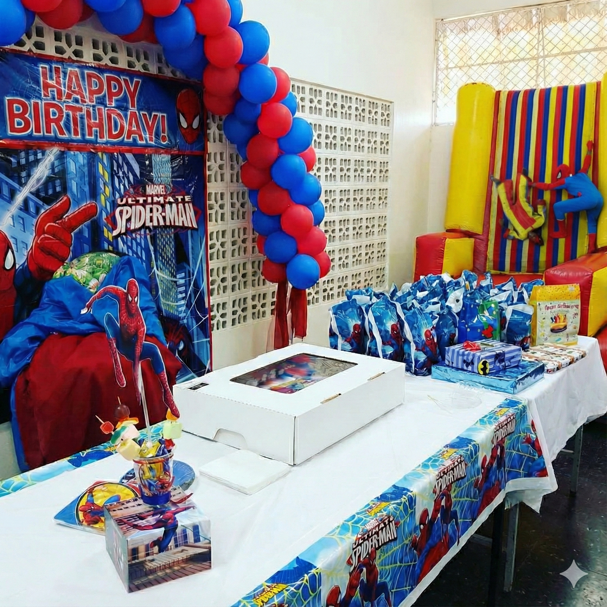 Spiderman Themed Birthday Party